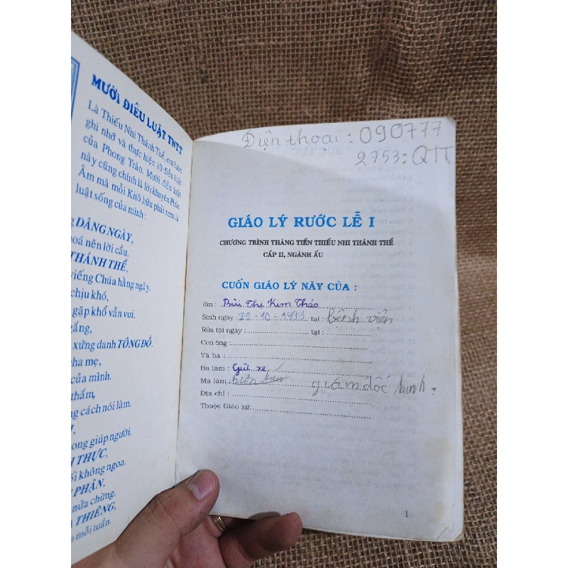 Giáo lý rước lễ 1 mới 80% ố(Công giáo) HLSC2404 1028327