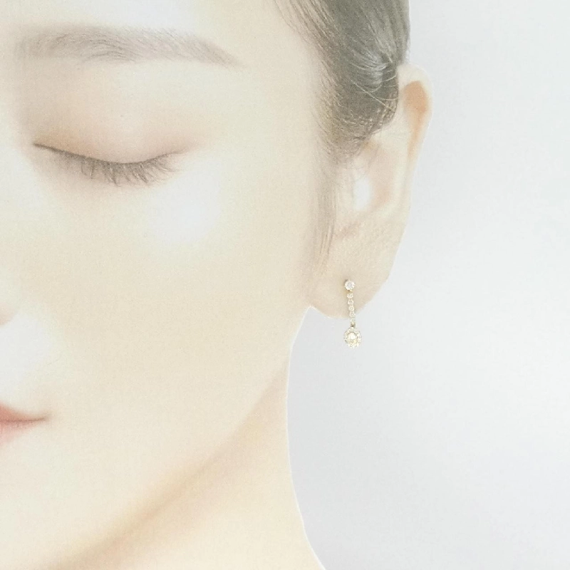 K18YG Bông tai kim cương 0.60CT - Hàng hiệu Chính hãng 877010