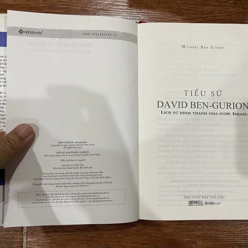 Tiểu sử David Ben-Gurion - Lịch sử hình thành nhà nước Israel - Michael Bar-Zohar (12) 1026644