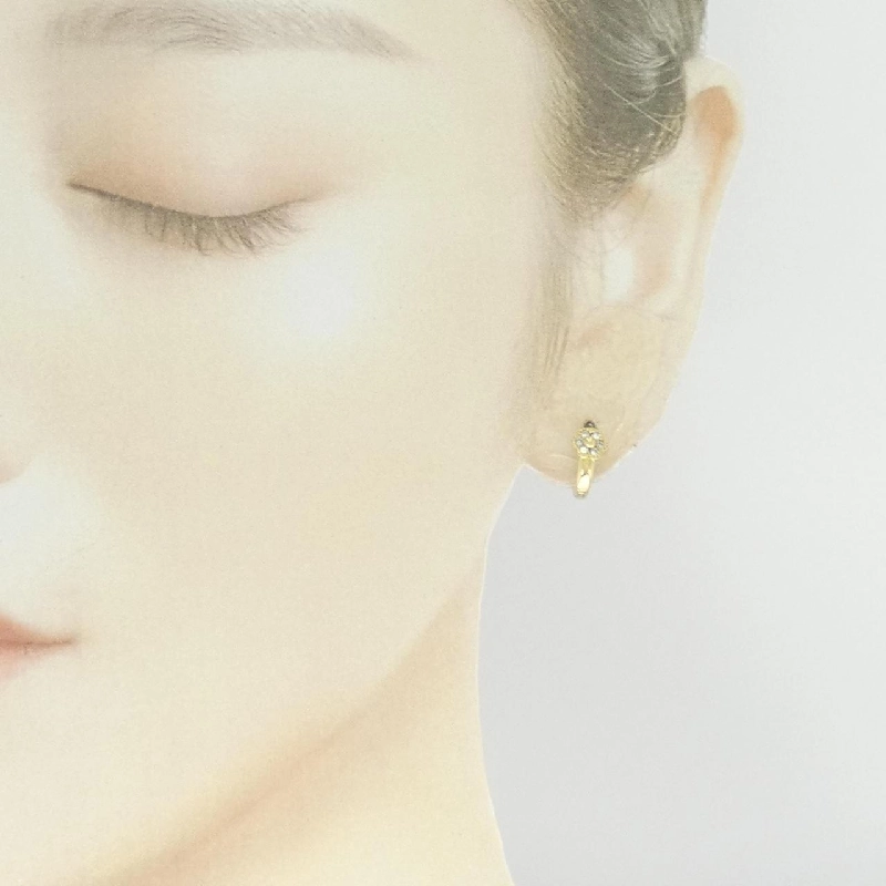 K18YG Bông tai hoa kim cương 0.20CT - Hàng hiệu Chính hãng 867032