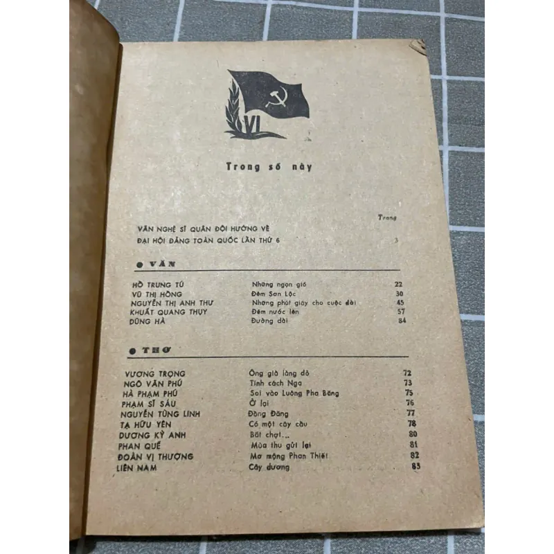 TẠP CHÍ VĂN NGHỆ QUÂN ĐỘI 11.1986 556933