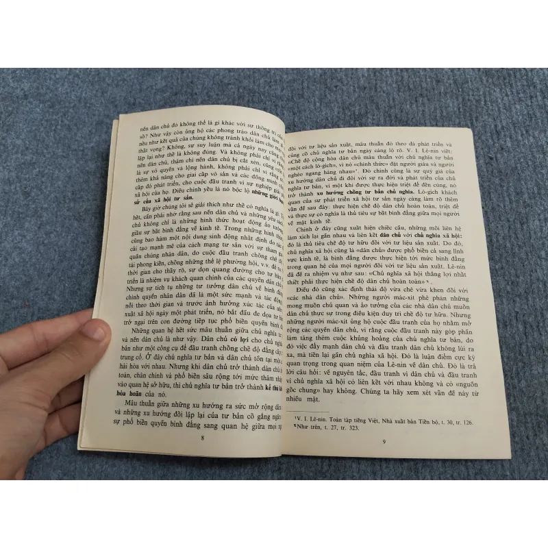 LÊ - NIN NÓI VỀ NỀN DÂN CHỦ XÃ HỘI CHỦ NGHĨA 689589