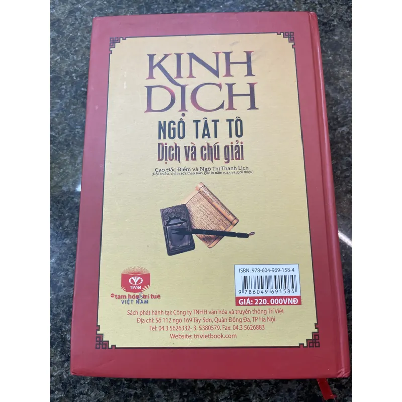 Kinh dịch Ngô Tất Tố dịch và chú giải XB2018 591314