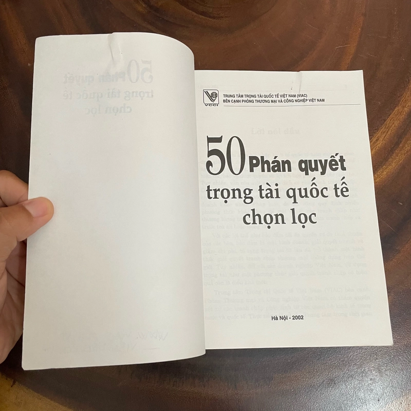 II Tựa sách: 50 Phán Quyết Trọng Tài Quốc Tế Chọn Lọc - 2002 454626