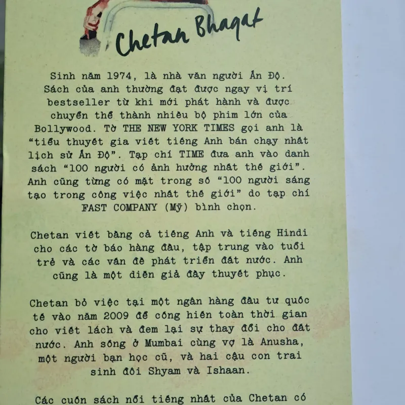 Ba Sai Lầm Của Đời Tôi - Chetan Bhaqat 308744