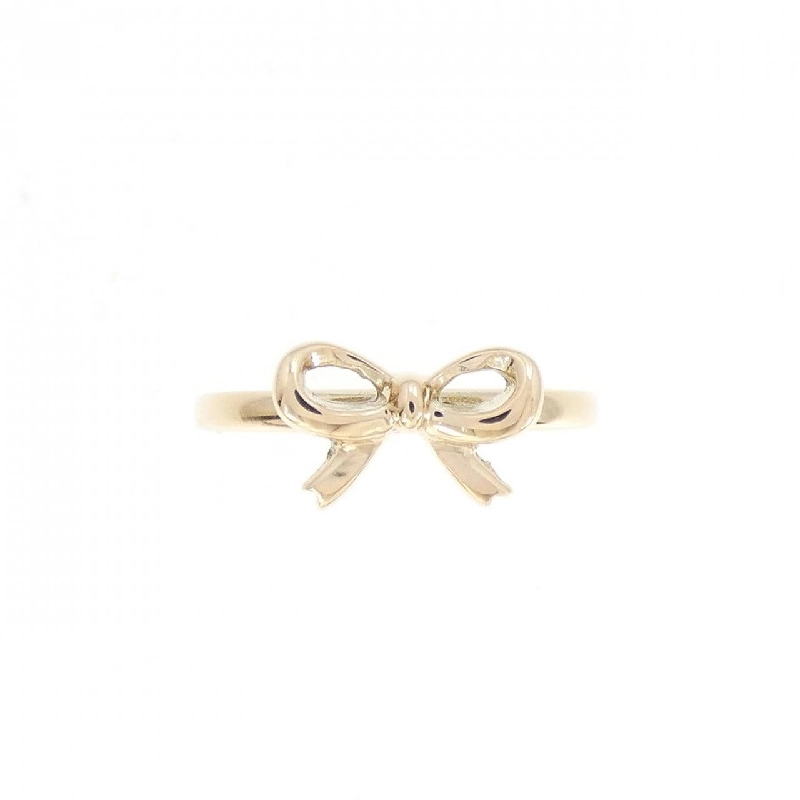 Nhẫn hồng K10PG hình ruy băng - Hàng hiệu Authentic 838550