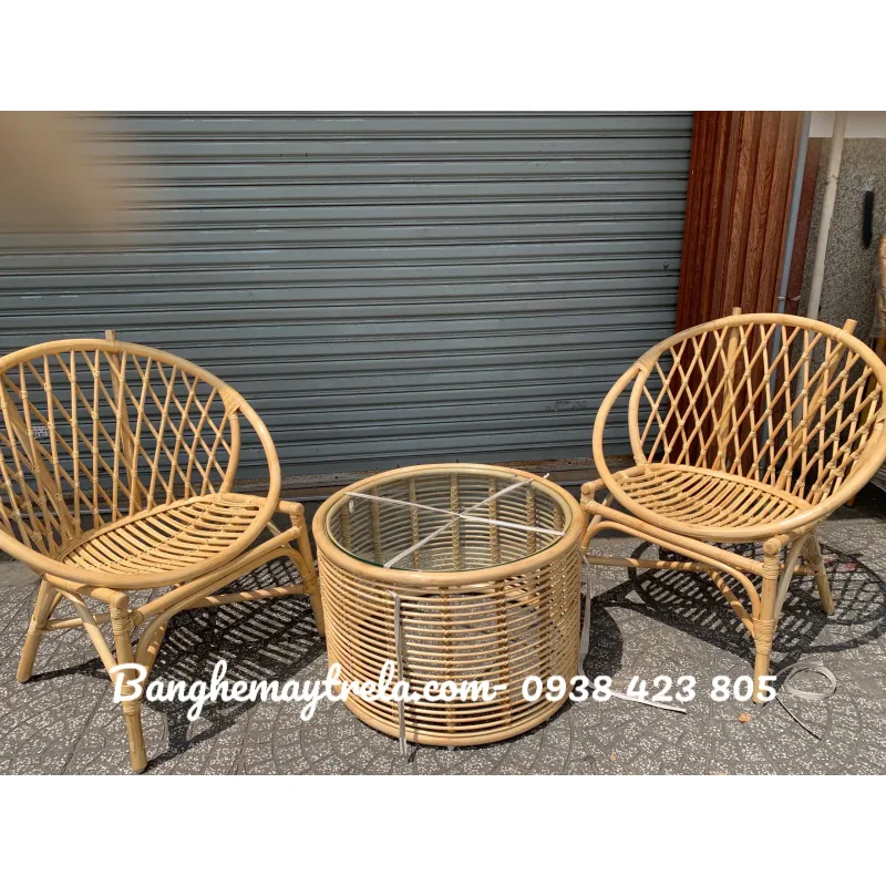 Ghế mây tre cafe 715268