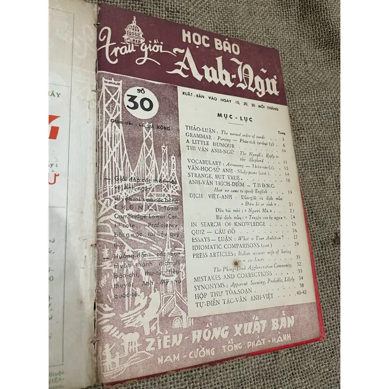 Học báo Anh Ngữ | Lê Bá Kông  | 10 số từ 21-30, chất lượng tốt 570475