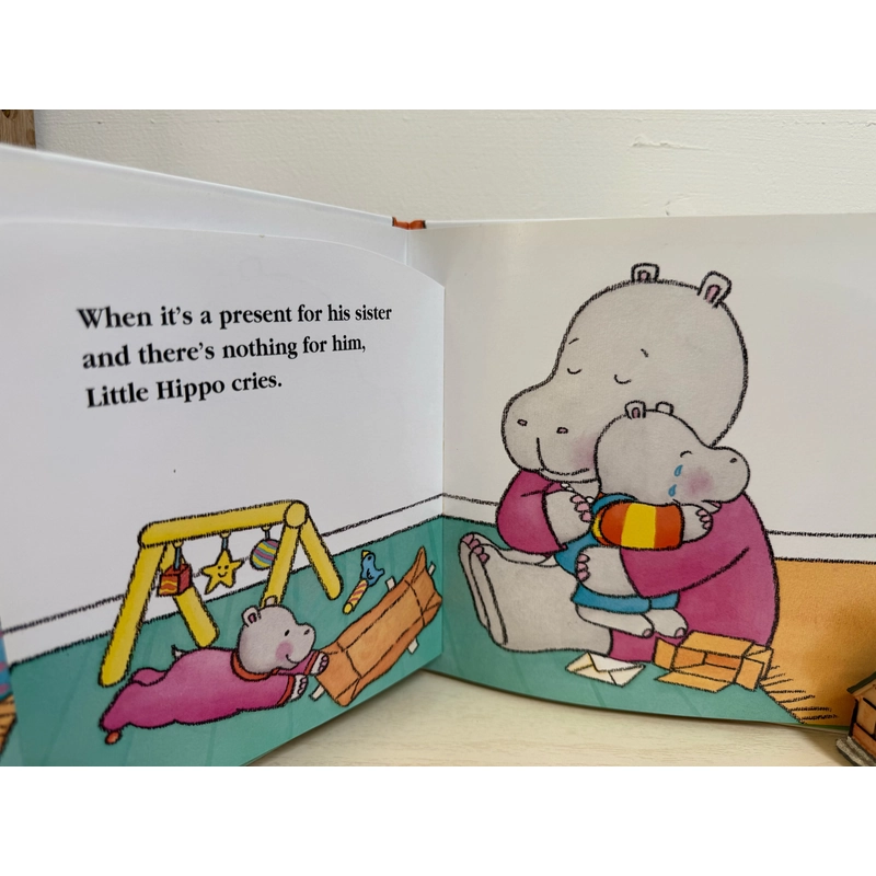 📘Little  Hippo's New baby (a lift-the-flap story) 🦛 527358