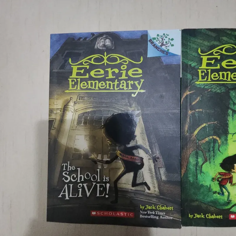 Sách combo 2 quyển Eerie Elementary mới 90% 533989