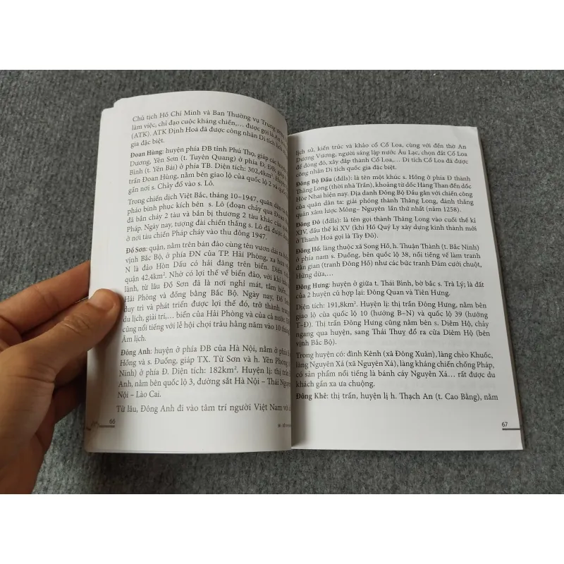 SỔ TAY ĐỊA DANH HÀNH CHÍNH VĂN HOÁ VIỆT NAM TẬP MỘT: KHU VỰC BẮC BỘ 729270