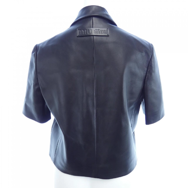 MIU MIU MPG483 S000 1395 Áo khoác da 630740