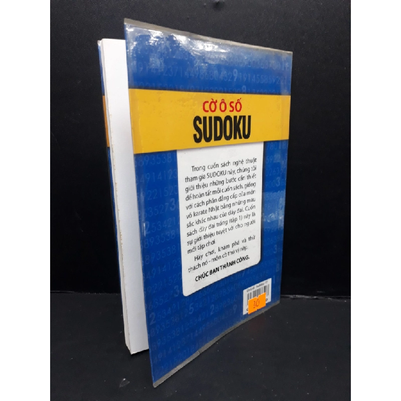 Cờ ô số sudoku 1 mới 80% ố nhẹ 2016 HCM2809 Vũ Hoàng KỸ NĂNG 339839
