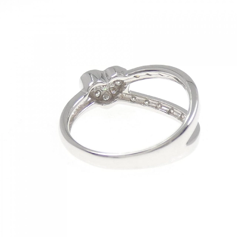 Nhẫn kim cương hình trái tim K18WG 0.2CT - Hàng hiệu chính hãng 851217