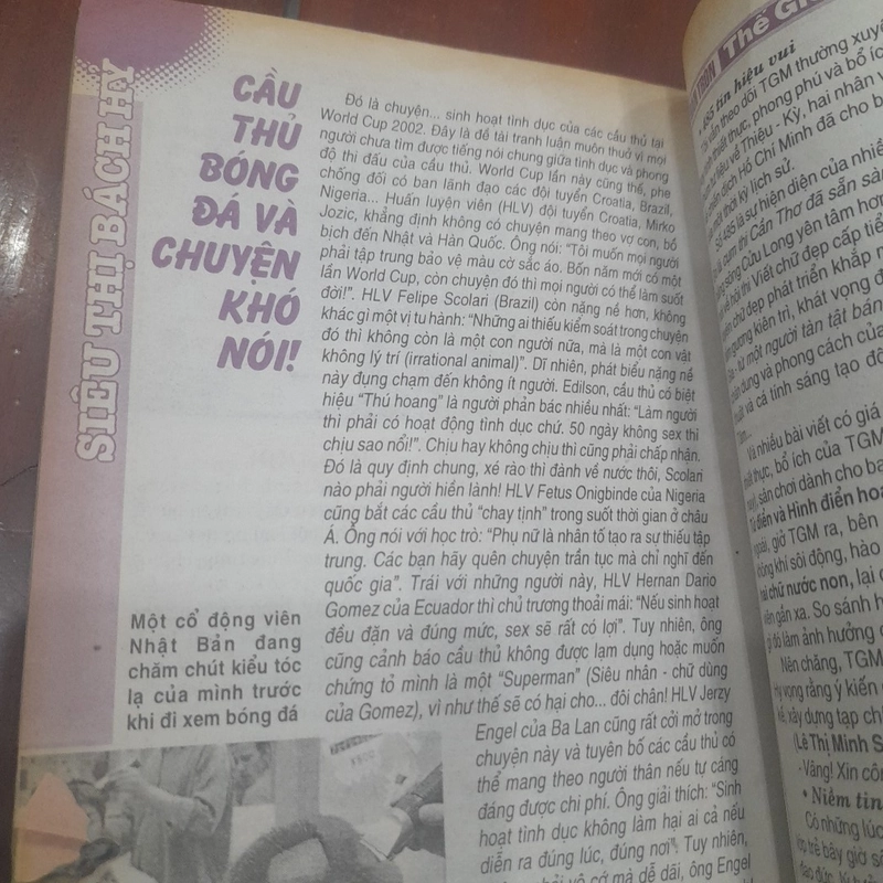 THẾ GIỚI MỚI số 489 ngày 3.6.2002 519458