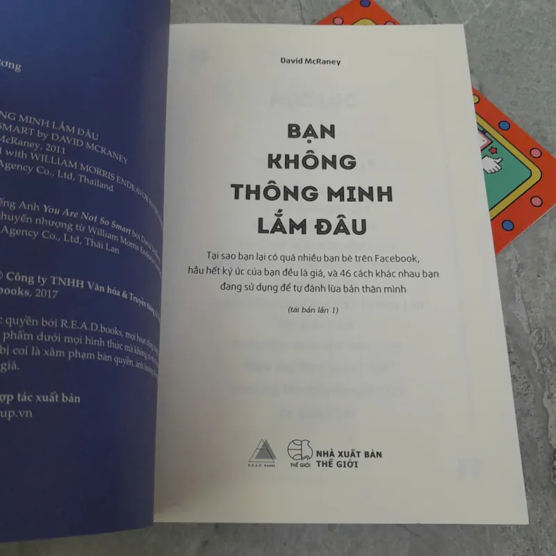 BẠN KHÔNG THÔNG MINH LẮM ĐÂU, BẠN ĐỠ NGU NGƠ RỒI ĐẤY - DAVID MCRANEY 1005662