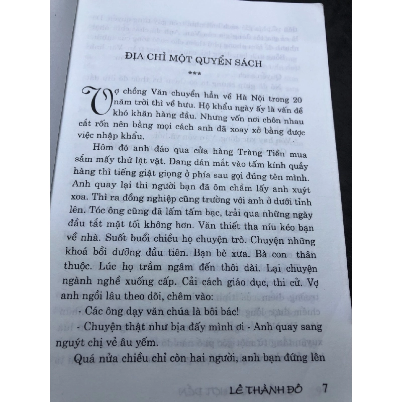 Niềm vui chợt đến 2007 mới 70% bẩn nhẹ Lê Thành Đô HPB0906 SÁCH VĂN HỌC 915712