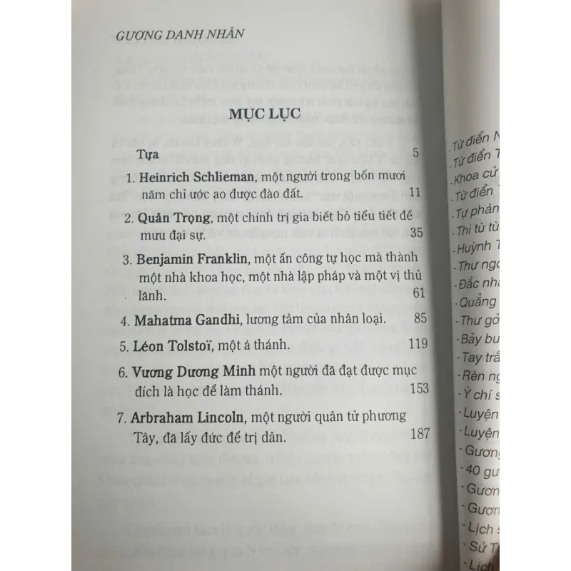 Gương Danh Nhân - Nguyễn Hiến Lê 716602