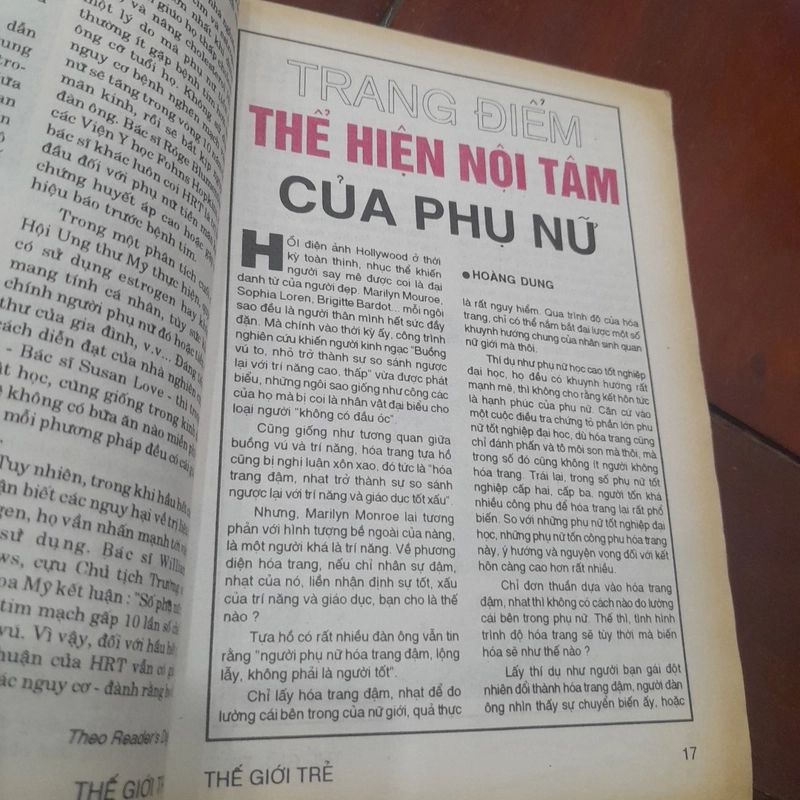THẾ GIỚI TRẺ số 16 tháng 3-1996 457358