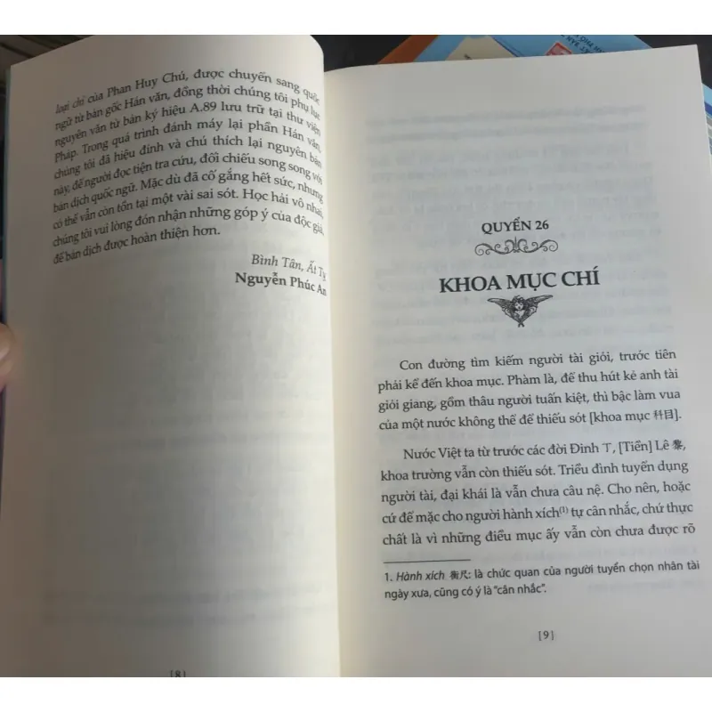 Lịch Triều Hiến Chương Loại Chí - Khoa Mục Chí - Phan Huy Chú mới 90% 786491