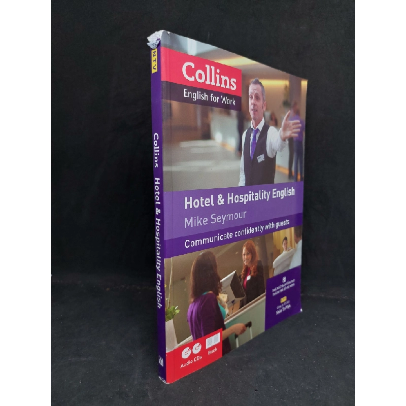 Hotel & Hospitality English Collins mới 90% 2012 có kèm 2 đĩa CD HCM0707 34948