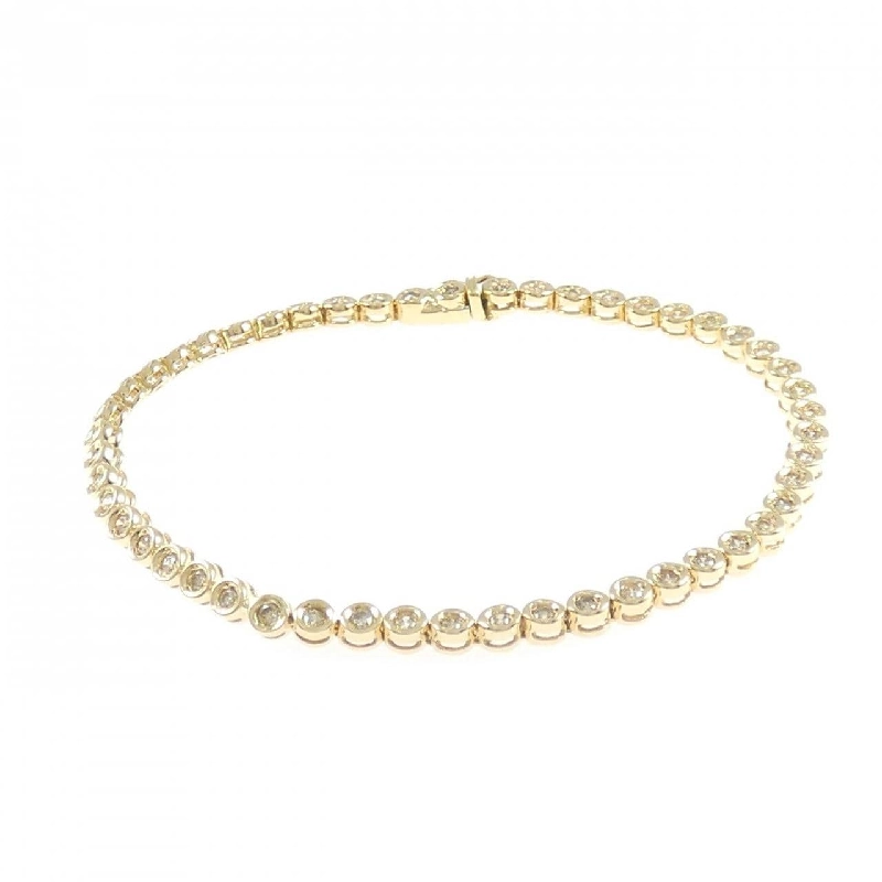 K18YG Vòng tay kim cương 1.00CT - Hàng hiệu Chính hãng 878109