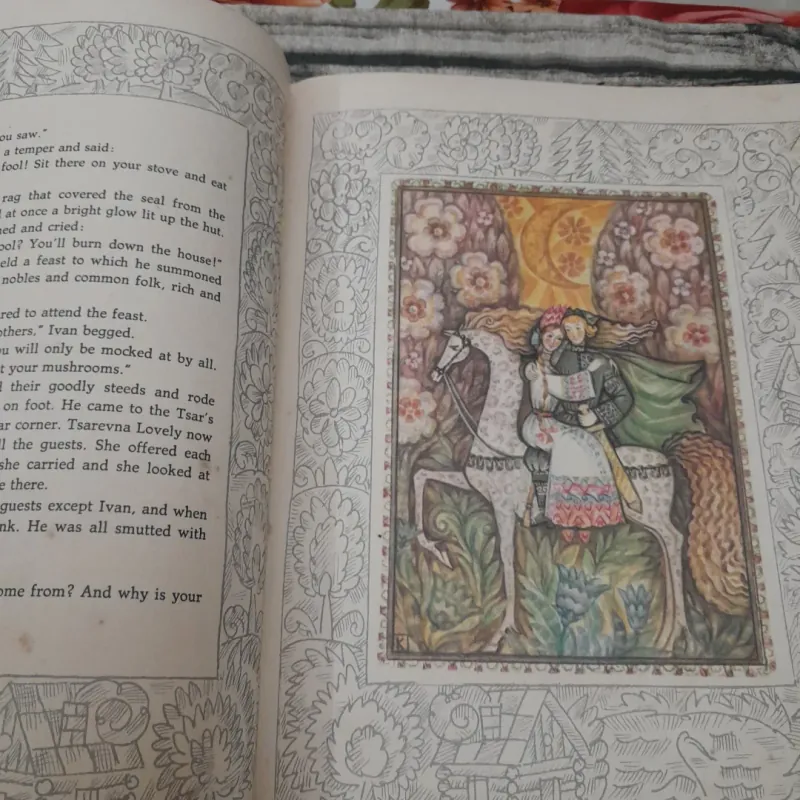 Truyện cổ dân gian Nga tiếng Anh in màu- THE FIRE BIRD và những chuyện khác 762541