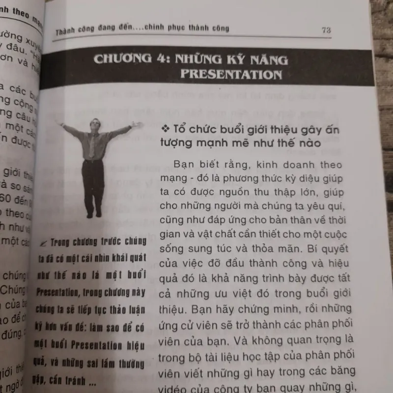 KINH DOANH THEO MẠNG. tập 3 Kỹ năng thuyết trình và phát triển hệ thống KD. 598321