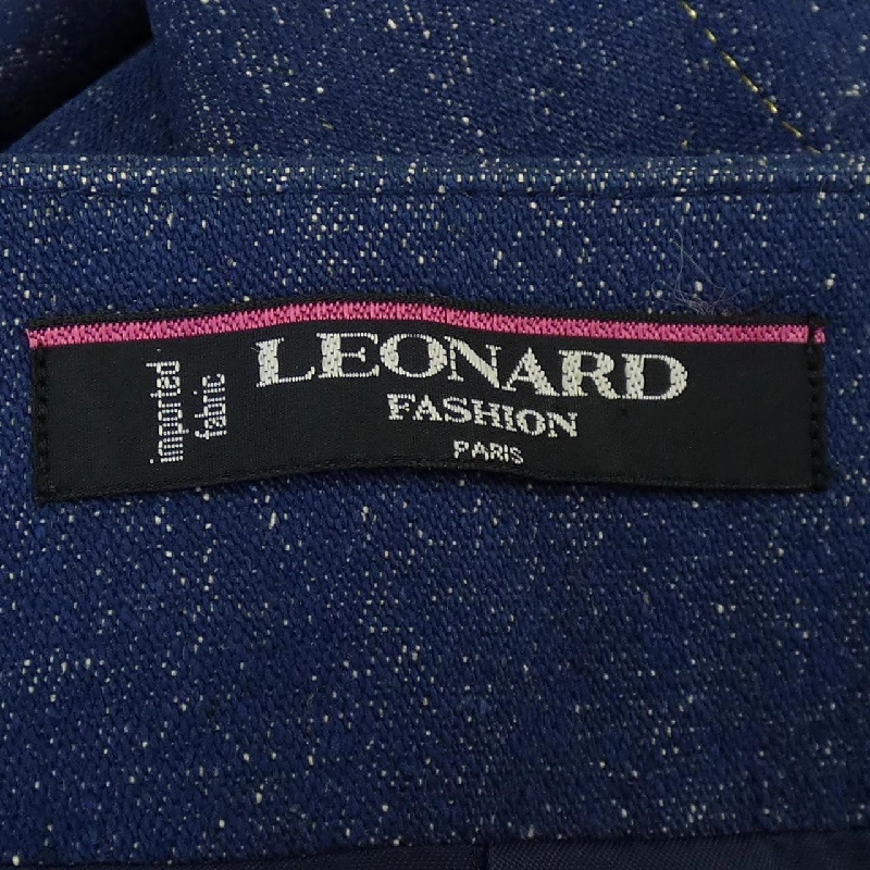 【Mã giảm giá】【Cổ điển】Thời trang Leonar LEONARD FASHION Áo khoác không cổ 640334