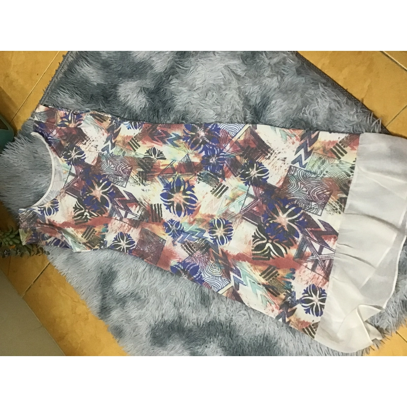 Váy thun cotton form dài suông 524719