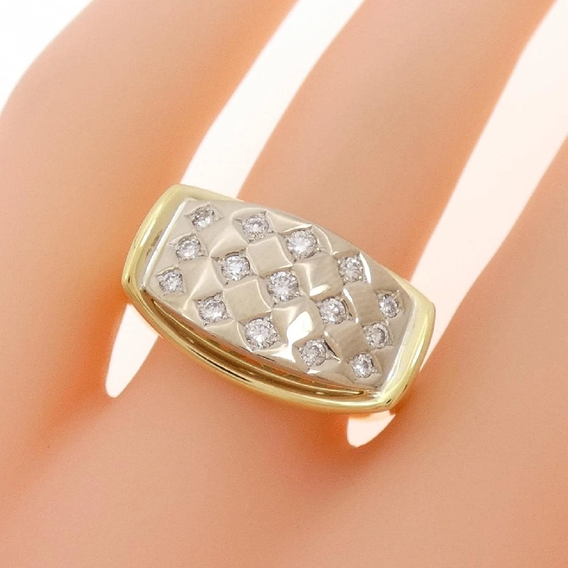 Nhẫn kim cương K18YG/K18WG 0.25CT - Hàng hiệu Authentic 854117