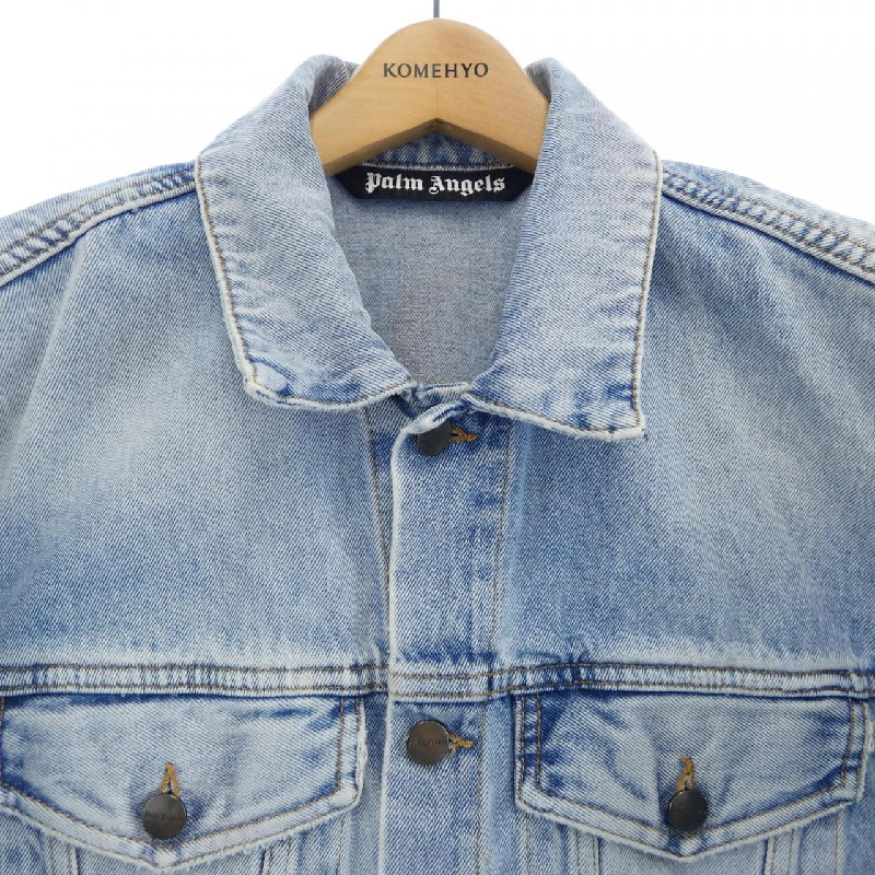 PALM ANGELS PMYE006R21DEN001 Áo khoác denim - Hàng hiệu Authentic 892317