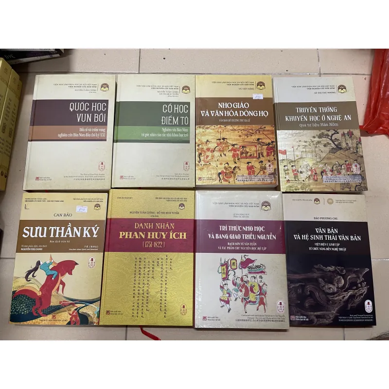 Tùng Thư Văn Hoá Hán Nôm combo 8 cuốn  1. Quốc học vun bồi 2. Cổ học điểm tô 992506