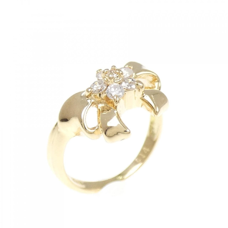 Nhẫn hồng ngọc kim cương K18YG 0.14CT - Hàng hiệu Authentic 855915