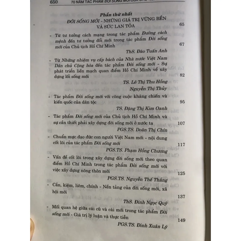 70 năm tác phẩm Đời sống mới của Chủ tịch Hồ Chí Minh  620265