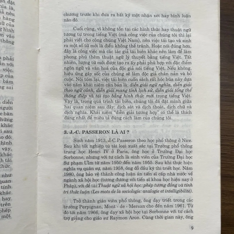 Lý luận xã hội học - Jean-Claude Passeron 933683