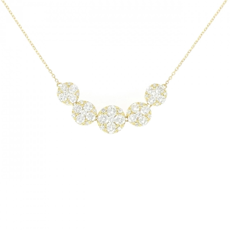 K18YG Dây chuyền kim cương 2.05CT - Hàng hiệu Chính hãng 860948