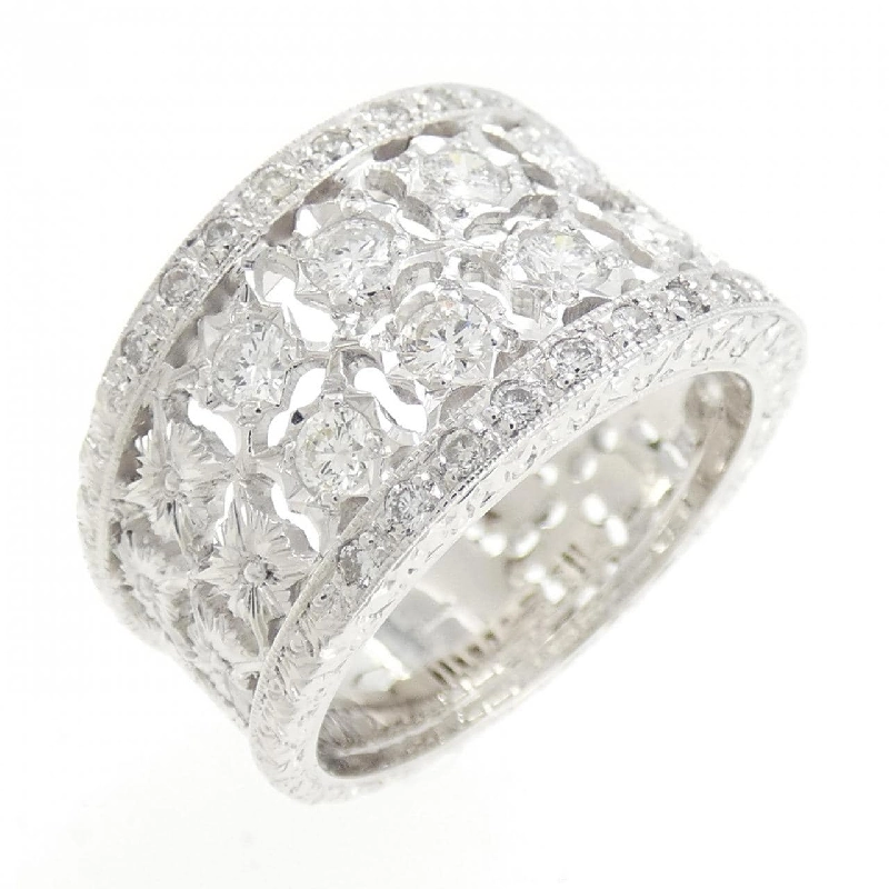 Nhẫn kim cương K18WG 670907