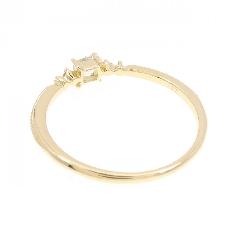 【Sản phẩm mới】Nhẫn aquamarine K18YG 671110