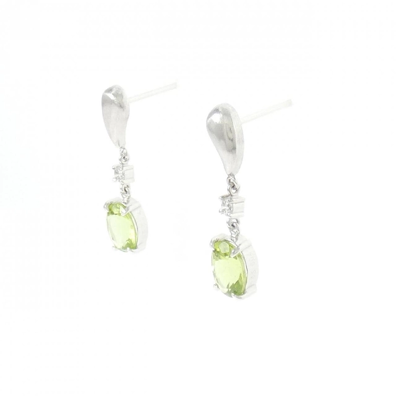 Bông tai Peridot 750WG/K18WG 1.70CT - Hàng hiệu Chính hãng 868591