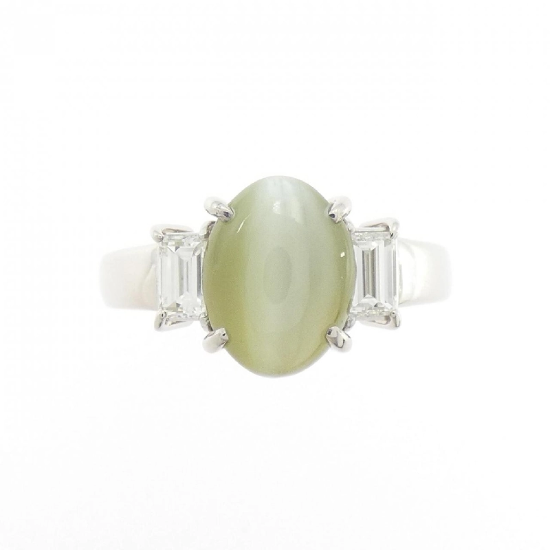 Nhẫn Chrysolite Cat's Eye PT900 2.74CT - Hàng hiệu Chính hãng 852417