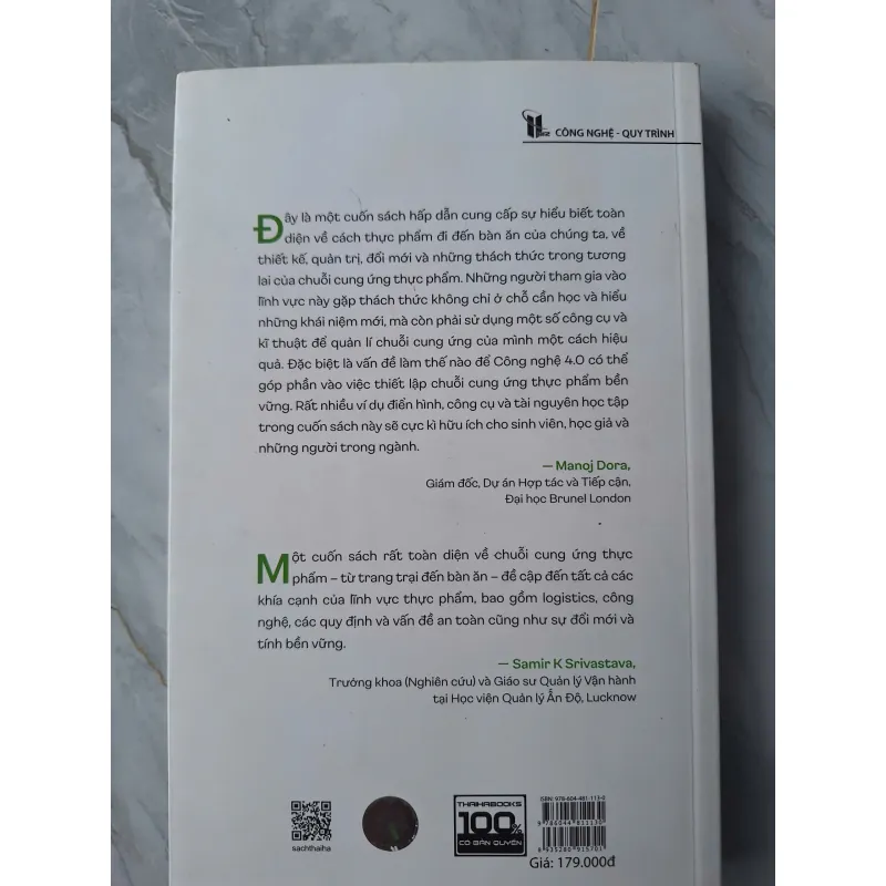 Sách - Quản lý chuỗi cung ứng thực phẩm và logistics 604991
