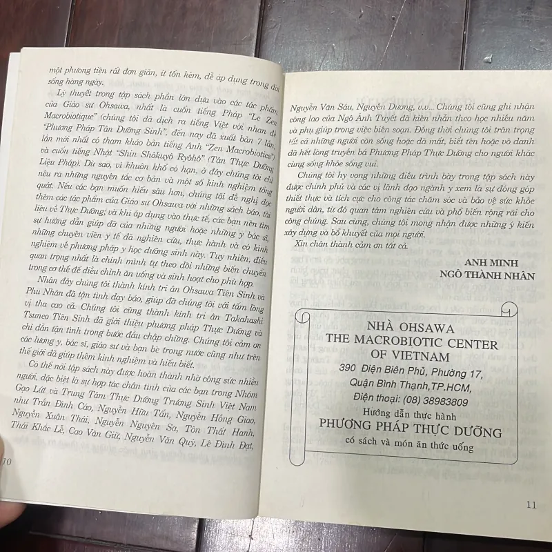 Phòng và trị bệnh theo phương pháp thực dưỡng OHSAWA - anh Minh Ngô Thành Nhân 1035294