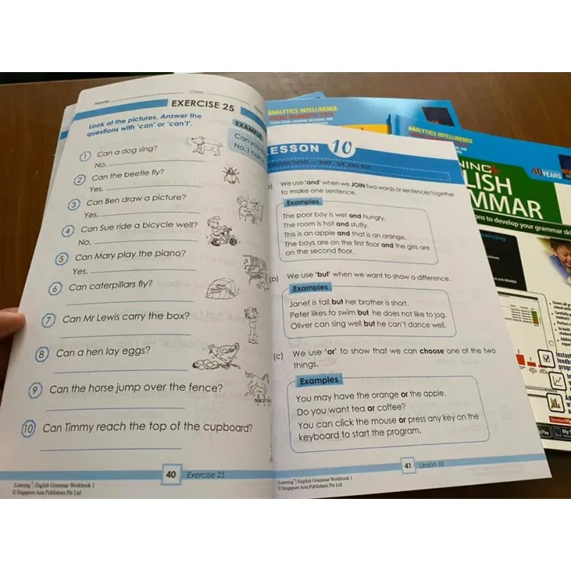 Learning English grammar (Sách nhập) - 6 quyển 759589