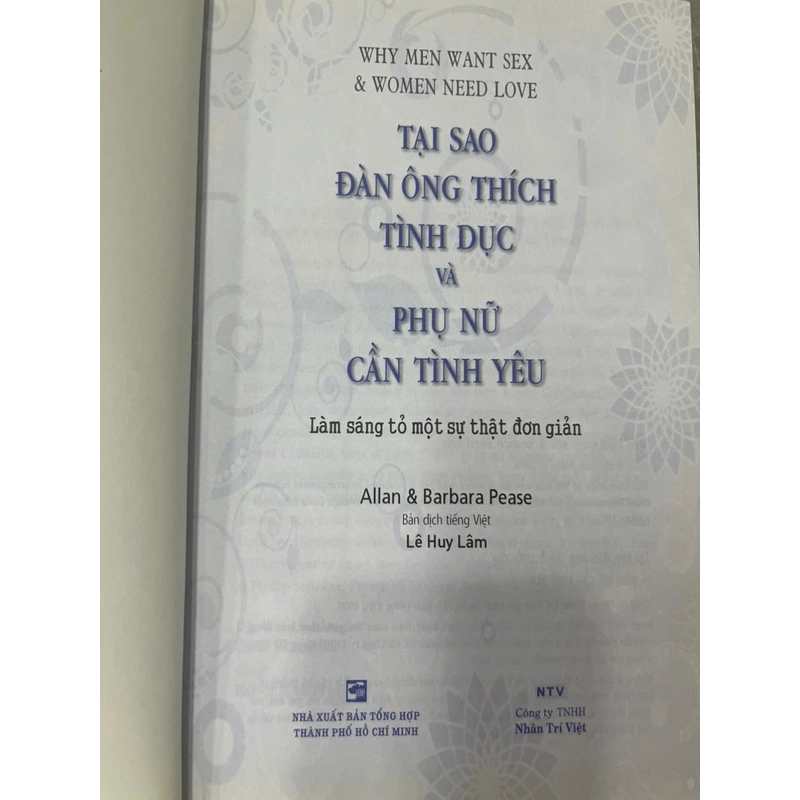 TẠI SAO ĐÀN ÔNG THÍCH TÌNH DỤC VÀ PHỤ NỮ CẦN TÌNH YÊU 544943