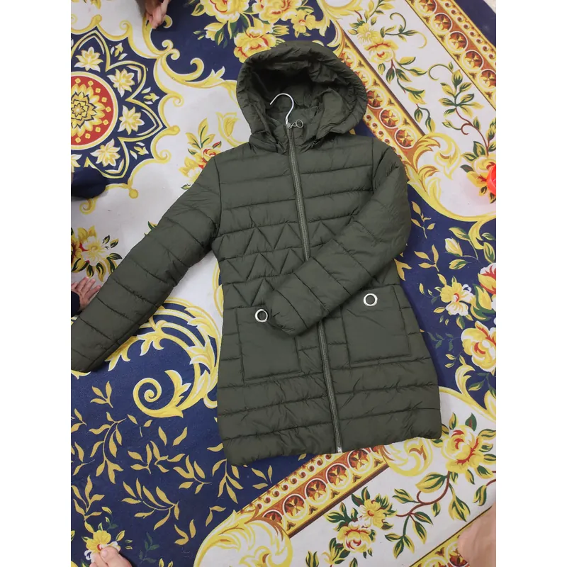 Áo khoác nữ, áo phao dáng dài nữ 701036