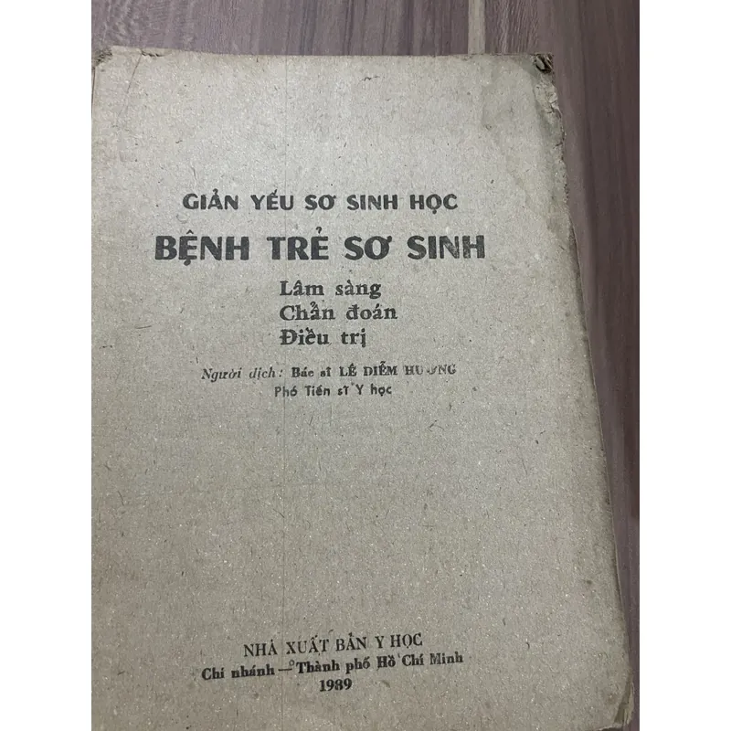 GIẢN YẾU SƠ SINH HỌC,  BẾNH LY TRẺ SƠ SINH  320 trang  687558