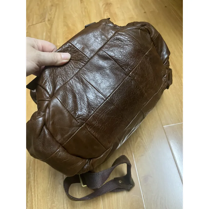 Balo nam 31x42x13 da thật 2hand 1013064