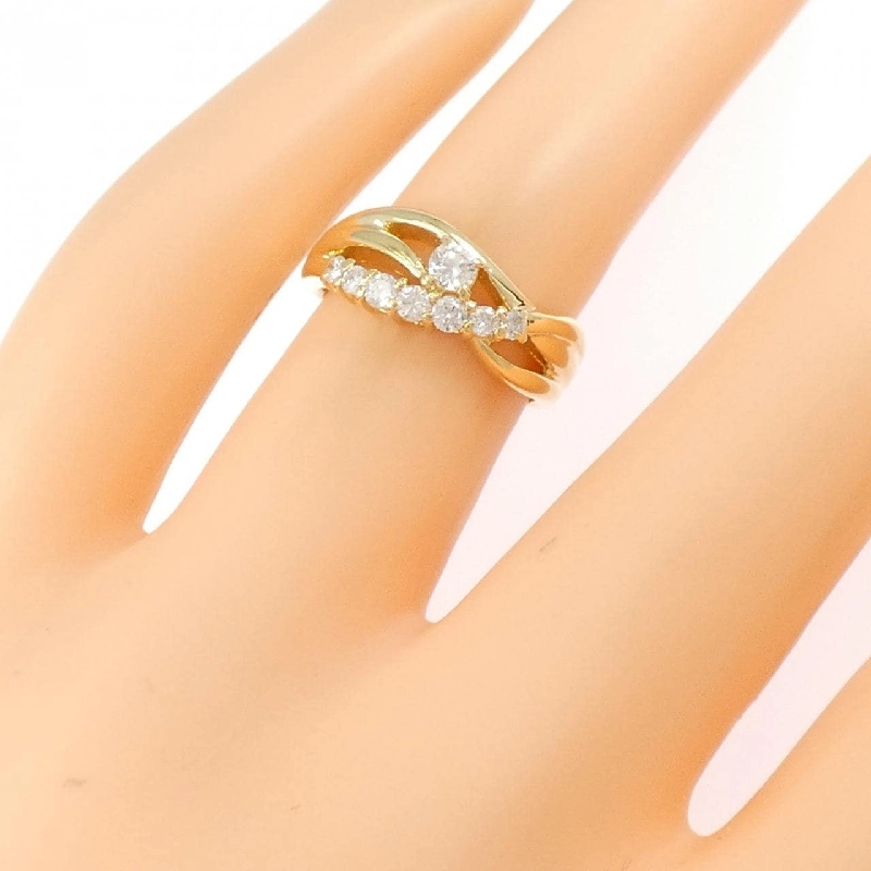 Nhẫn kim cương K18YG 0.30CT - Hàng hiệu Chính hãng 852580