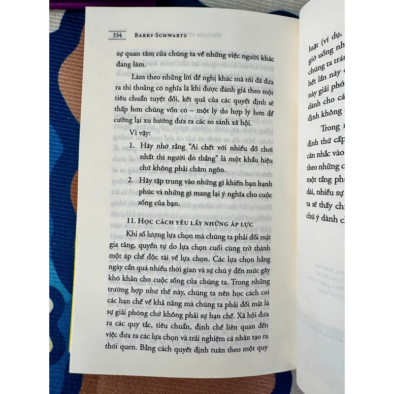 [Sách Tâm Lý Hành Vi] Nghịch Lý Của Sự Lựa Chọn - Barry Schwartz - Tốt 931644